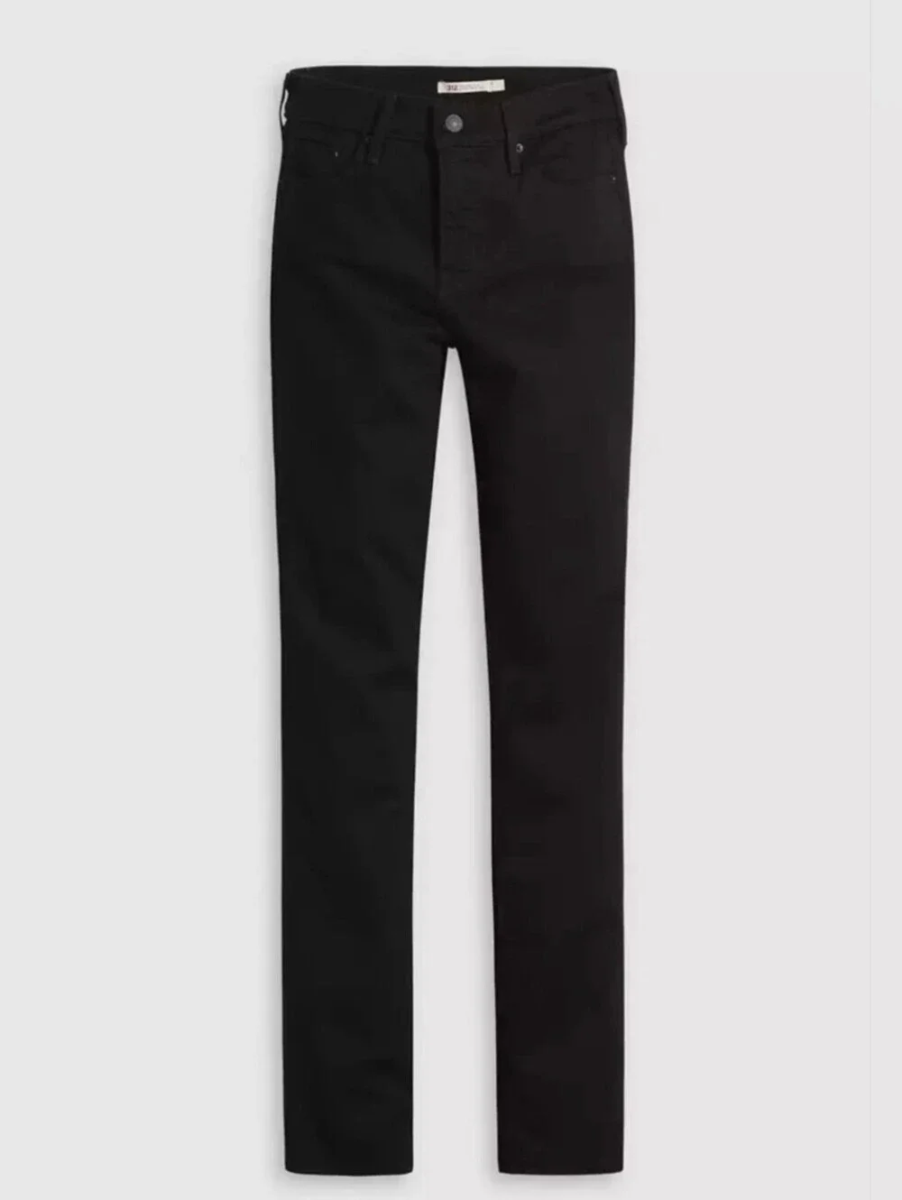 Levi's Women's 312 Shaping Mid Rise Slim Jeans Black Minimalist Classic 23x30 - Picture 4 of 16